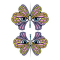 Glitter Butterfly Eyes Temporary Tattoo